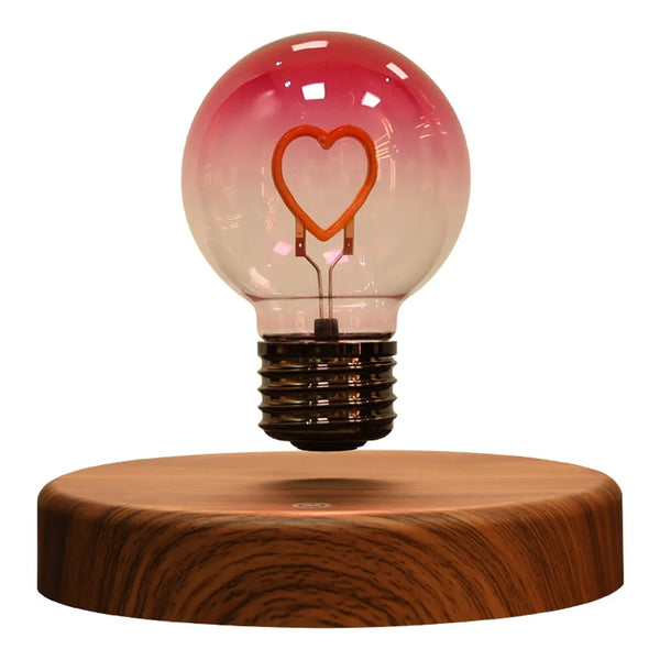 Levitating Heart Bulb Lamp