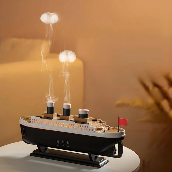 Luxury Ship-Shaped Humidifier