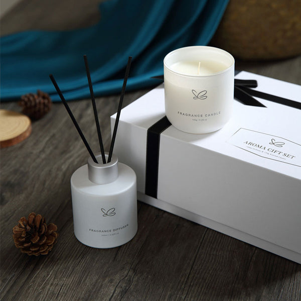Aroma Reed Diffuser 100ml & Scented Candle 150g Gift Set