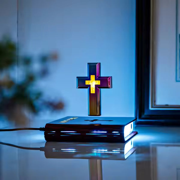Levitating Cross Lamp - Floating Technology